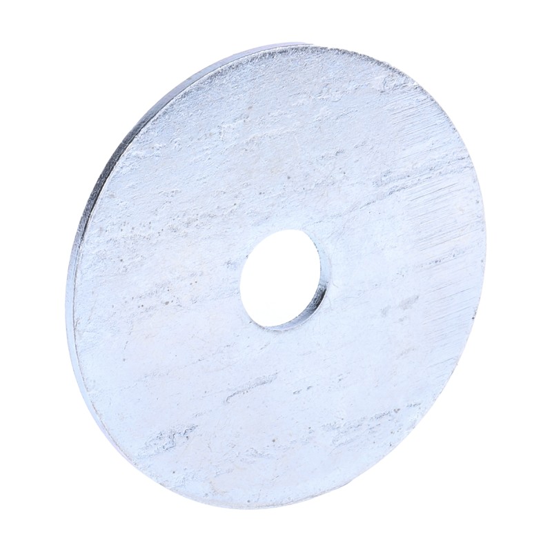 1 Bag of 100 - Bright Zinc Plated Steel Mudguard Washers, M10