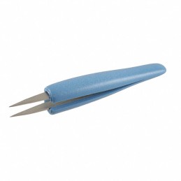 1 pcs : OO-SAH - STAINLESS STEEL TWEEZERS / FOAM