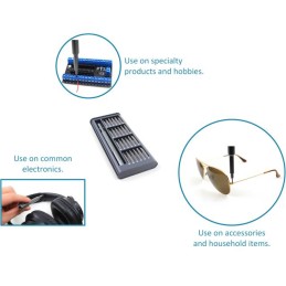 1 pcs : PTS-00134-001 - 25-IN-1 PRECISION S2 SCREWDRIVER