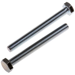 1 Bag of 100 - Zinc Plated Steel Hex, Hex Bolt, M4 x 40mm