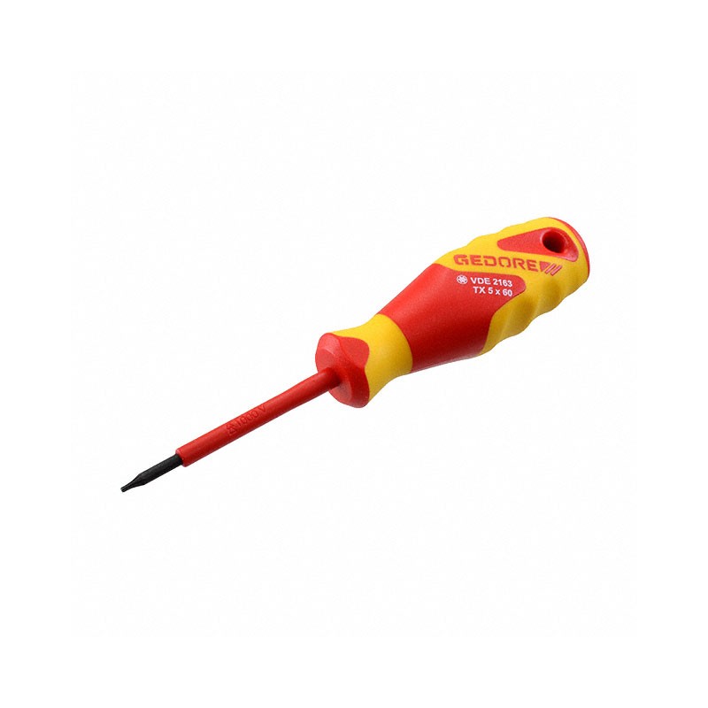 1 pcs : VDE 2163 TX T5 - VDE SCREWDRIVER TORX T5