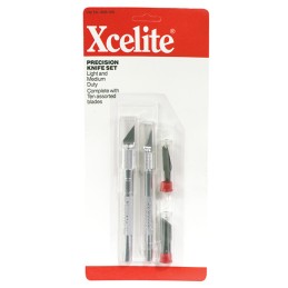 1 pcs : XNS100 - KNIFE SET 10 BLADES 2 HANDLES