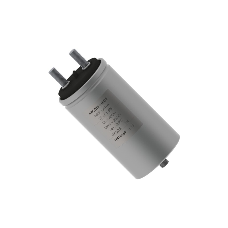 25 pcs - KEMET C44A Polypropylene Film Capacitor, 400 V ac, 700 V dc, ±5%, 20μF, Screw Mount