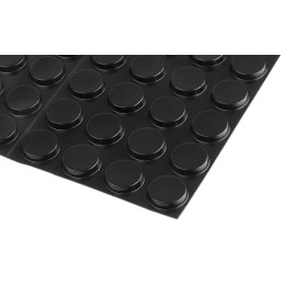 1 Bag of 49 - RS PRO Cylindrical PUR Self Adhesive Feet, 19.1mm diameter x 4.1mm height