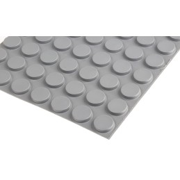 1 Bag of 49 - RS PRO Cylindrical PUR Self Adhesive Feet, 19.1mm diameter x 4.1mm height