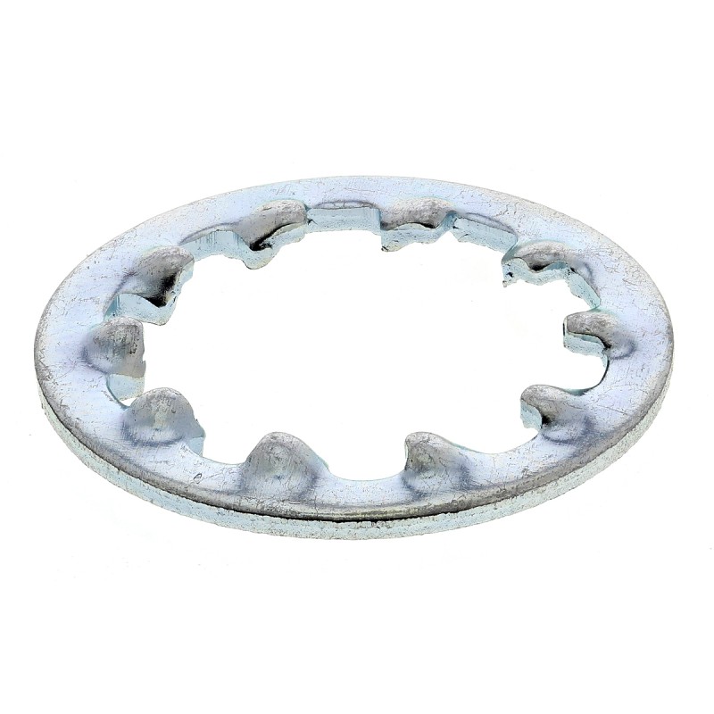 1 Bag of 100 - Bright Zinc Plated Steel Internal Tooth Shakeproof Washer, M12