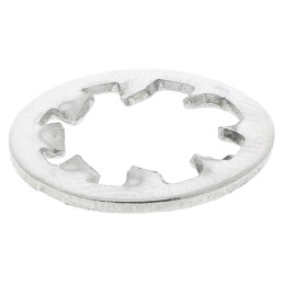 1 Bag of 100 - A2 304 Stainless Steel Internal Tooth Shakeproof Washer, M8, DIN 6797J