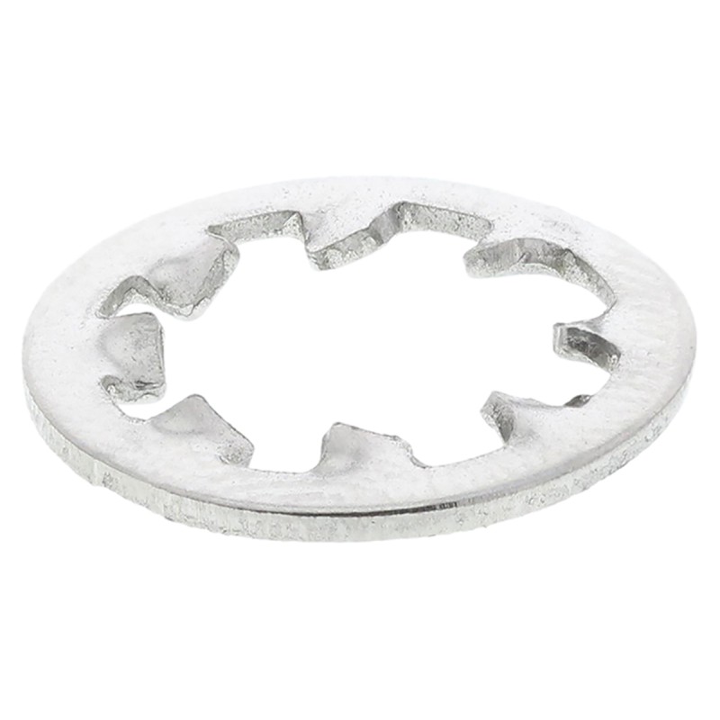 1 Bag of 100 - A2 304 Stainless Steel Internal Tooth Shakeproof Washer, M8, DIN 6797J