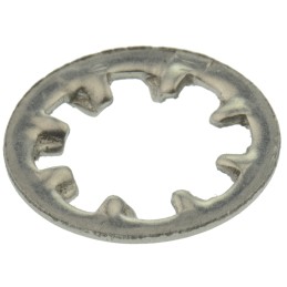 1 Bag of 100 - A2 304 Stainless Steel Internal Tooth Shakeproof Washer, M8, DIN 6797J