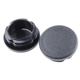 1 Bag of 5 - Rose+Krieger Black Round Tube Plug, 40 mm Strut Profile