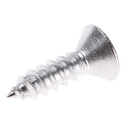 1 Bag of 100 - RS PRO Plain Stainless Steel Countersunk Head Self Tapping Screw, N°6 x 1/2in Long 13mm Long
