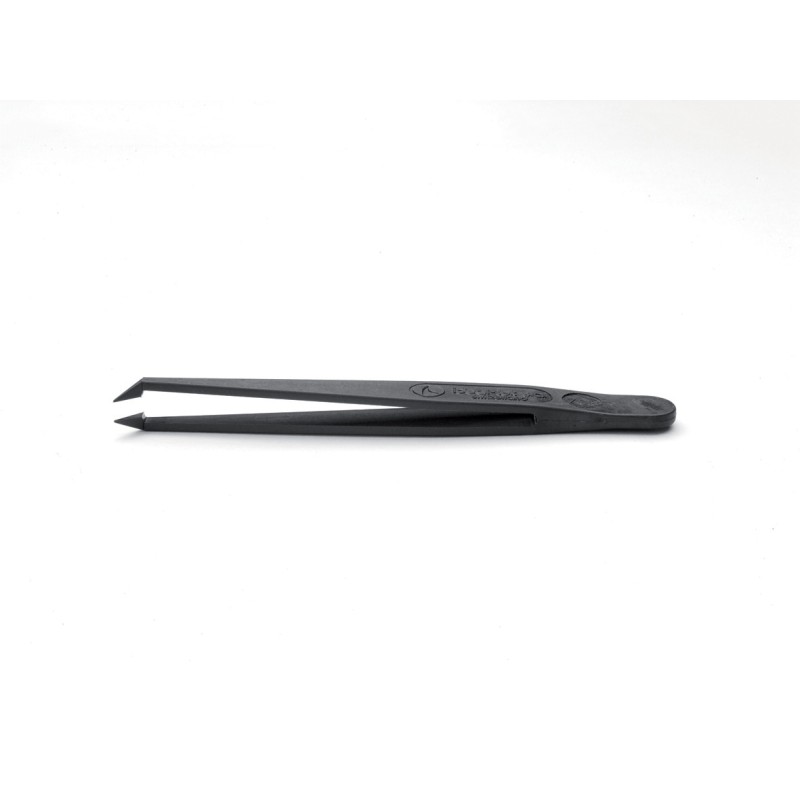 1 pcs - ideal-tek 115 mm, PA66/CF30 (Tip), Plastic (Body), ESD Tweezers