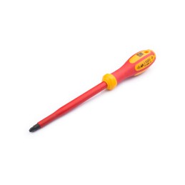 1 pcs - RS PRO Pozidriv Insulated Screwdriver, PZ3 Tip, 150 mm Blade, VDE/1000V, 260 mm Overall