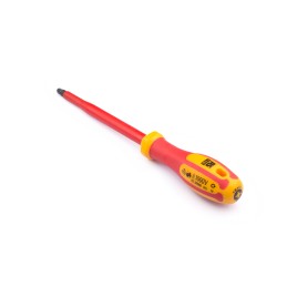 1 pcs - RS PRO Pozidriv Insulated Screwdriver, PZ3 Tip, 150 mm Blade, VDE/1000V, 260 mm Overall