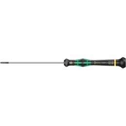 1 pcs - Wera Slotted Precision Screwdriver, 3 x 0.5 mm Tip, 50 mm Blade, 147 mm Overall