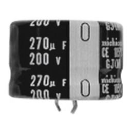 250 pcs - Nichicon 330μF Aluminium Electrolytic Capacitor 200V dc, Snap-In - LGJ2D331MELA20