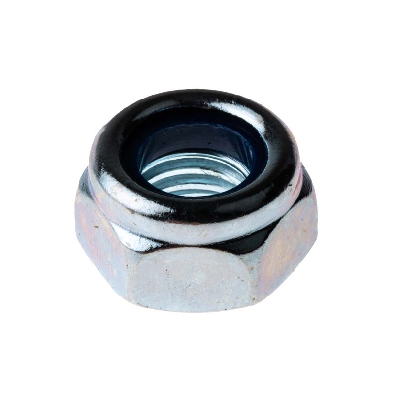 1 Bag of 100 - RS PRO, Zinc Plated Steel Lock Nut, DIN 985, M8