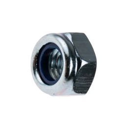 1 Bag of 100 - RS PRO, Zinc Plated Steel Lock Nut, DIN 985, M8