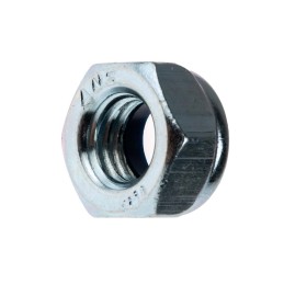 1 Bag of 100 - RS PRO, Zinc Plated Steel Lock Nut, DIN 985, M8