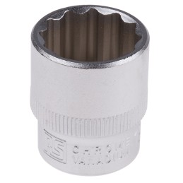 1 pcs - RS PRO 3/8 in Drive 19mm Standard Socket, 12 point
