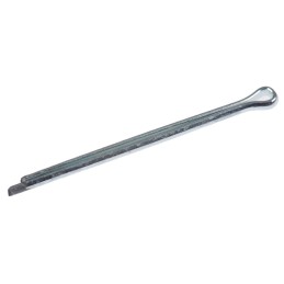 1 Bag of 100 - RS PRO 32mm Bright Zinc Plated Steel Split Pin, 2mm Diameter