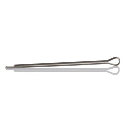 1 Bag of 100 - RS PRO 19.1mm Bright Zinc Plated Steel Split Pin, 0.8mm Diameter
