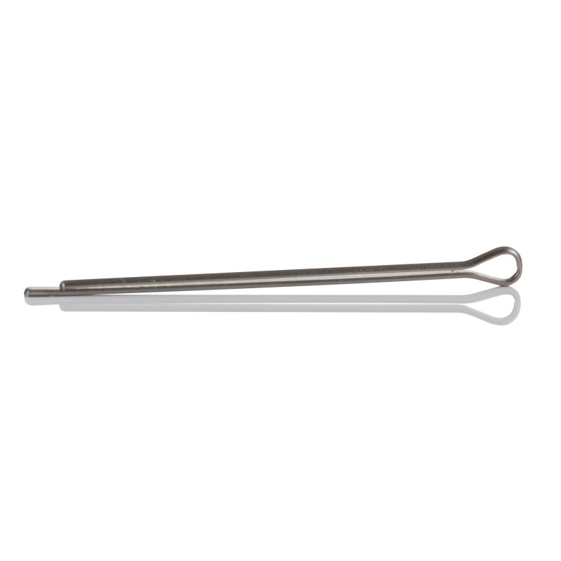 1 Bag of 100 - RS PRO 19.1mm Bright Zinc Plated Steel Split Pin, 0.8mm Diameter