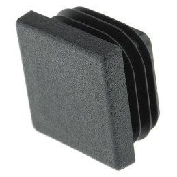 1 Bag of 5 - Rose+Krieger Black Square Tube Plug, 30mm 30 mm Strut Profile