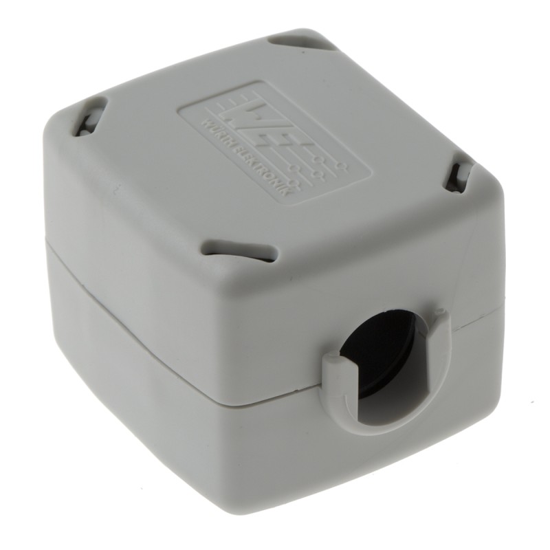 1 pcs - Wurth Elektronik Openable Ferrite Sleeve, 41.6 x 33.5 x 28.4mm, For General Application, Apertures: 1, Diameter 13mm