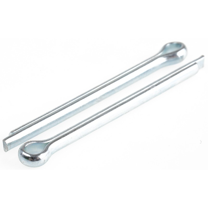 1 Bag of 100 - RS PRO 50.8mm Bright Zinc Plated Steel Split Pin, 4mm Diameter