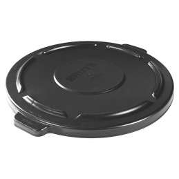 1 pcs - Rubbermaid Commercial Products 505mm Black PE Bin Lid for 2620 BRUTE Container, 75L BRUTE Container, 46mm