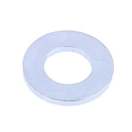 1 Bag of 100 - Bright Zinc Plated Steel Plain Washers, M8, DIN 125A