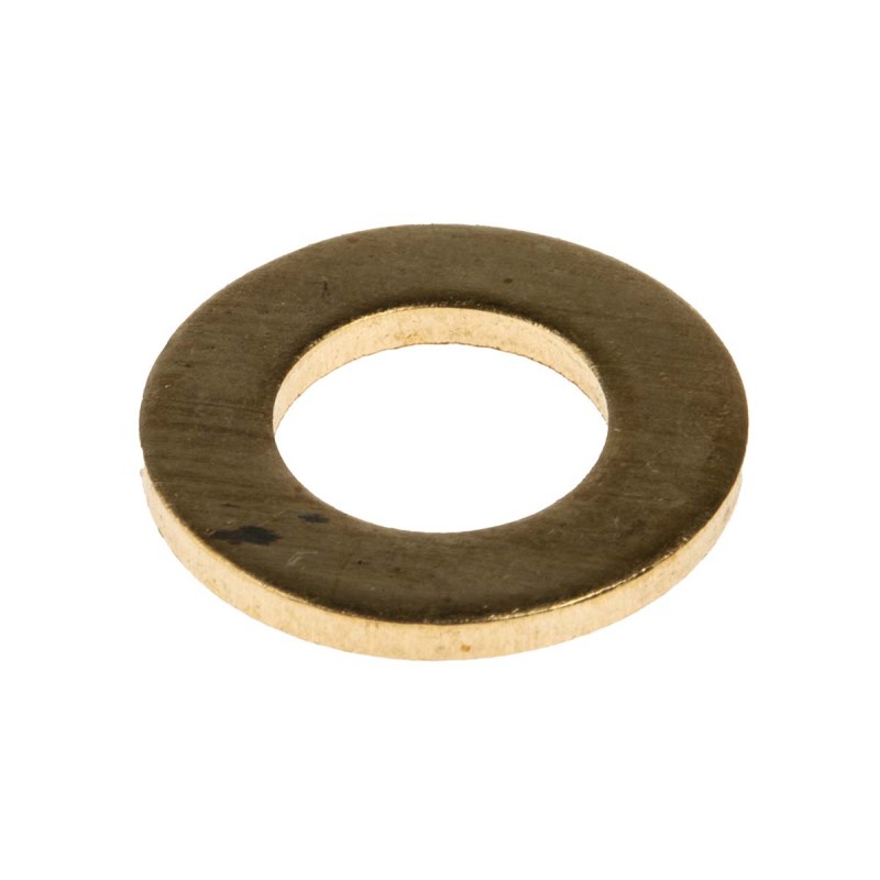 1 Bag of 100 - Brass Plain Washers, M8, DIN 125A