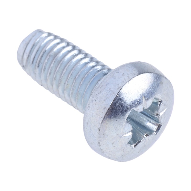 1 Bag of 100 - RS PRO Clear Passivated, Zinc Steel Pan Head Thread Forming Screw, M5 x 12mm Long