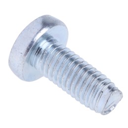 1 Bag of 100 - RS PRO Clear Passivated, Zinc Steel Pan Head Thread Forming Screw, M5 x 12mm Long