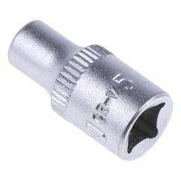 1 pcs - RS PRO 1/4 in Drive 5mm Standard Socket, 6 point