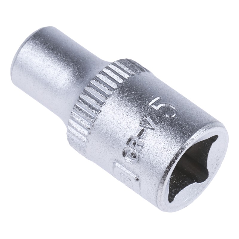 1 pcs - RS PRO 1/4 in Drive 5mm Standard Socket, 6 point