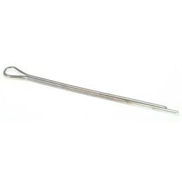 1 Bag of 100 - RS PRO 25.4mm Bright Zinc Plated Steel Split Pin, 1.2mm Diameter