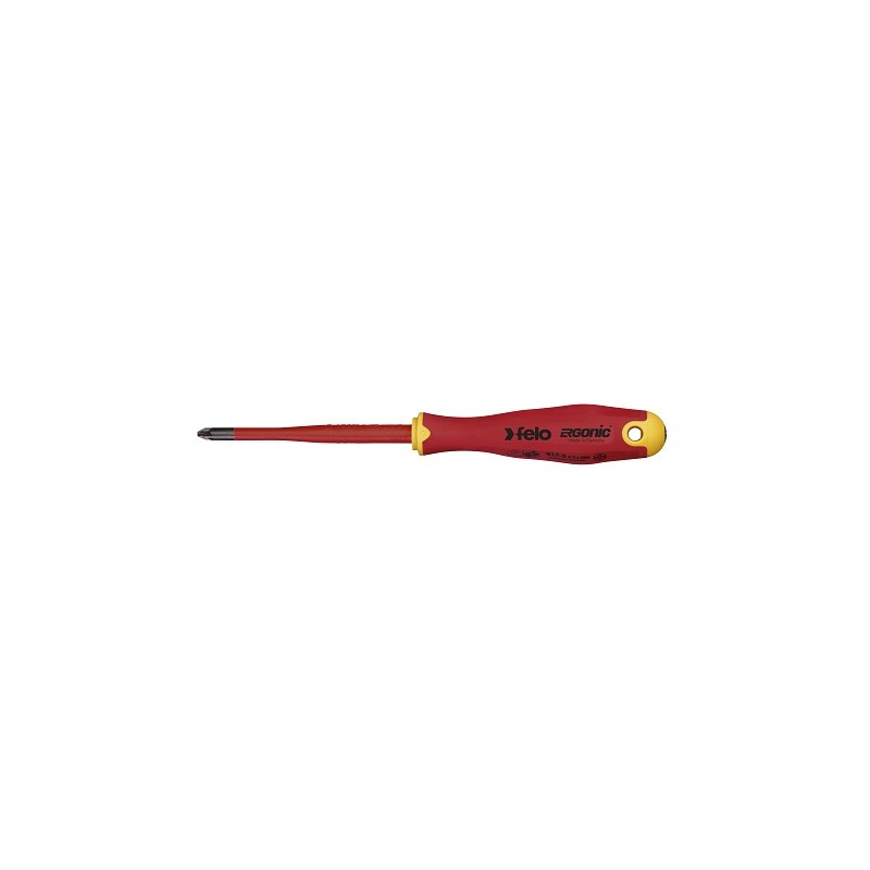 1 pcs - Felo Phillips Insulated Screwdriver, ±Z2 Tip, VDE/1000V
