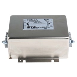 1 pcs - TE Connectivity, Corcom FCD 16A 480 V ac, Flange Mount Power Line Filter, Terminal Block 3 Phase