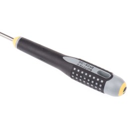 1 pcs - Bahco Slotted Screwdriver, 4 x 0.8 mm Tip, 175 mm Blade, 297 mm Overall