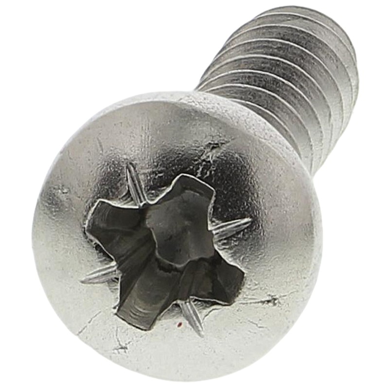 1 Bag of 100 - RS PRO Plain Stainless Steel Pan Head Self Tapping Screw, N°8 x 3/4in Long 19mm Long