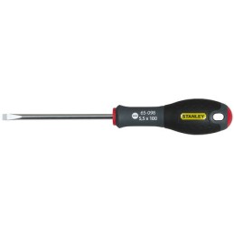 1 pcs - Stanley Slotted Screwdriver, 5.5 mm Tip, 100 mm Blade