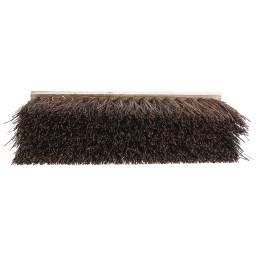 1 pcs - Cottam Broom, Red With Bassine, Cane Bristles for Industrial, Yard