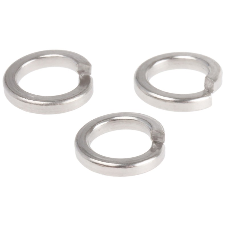 1 Bag of 100 - A2 304 Stainless Steel Locking Washers, M3.5, DIN 7980