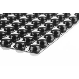 1 Bag of 56 - 3M Hemispherical PUR Self Adhesive Feet, 11.2mm diameter x 5mm height