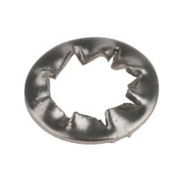 1 Bag of 100 - A4 316 Stainless Steel Internal Tooth Shakeproof Washer, M3, DIN 6798J