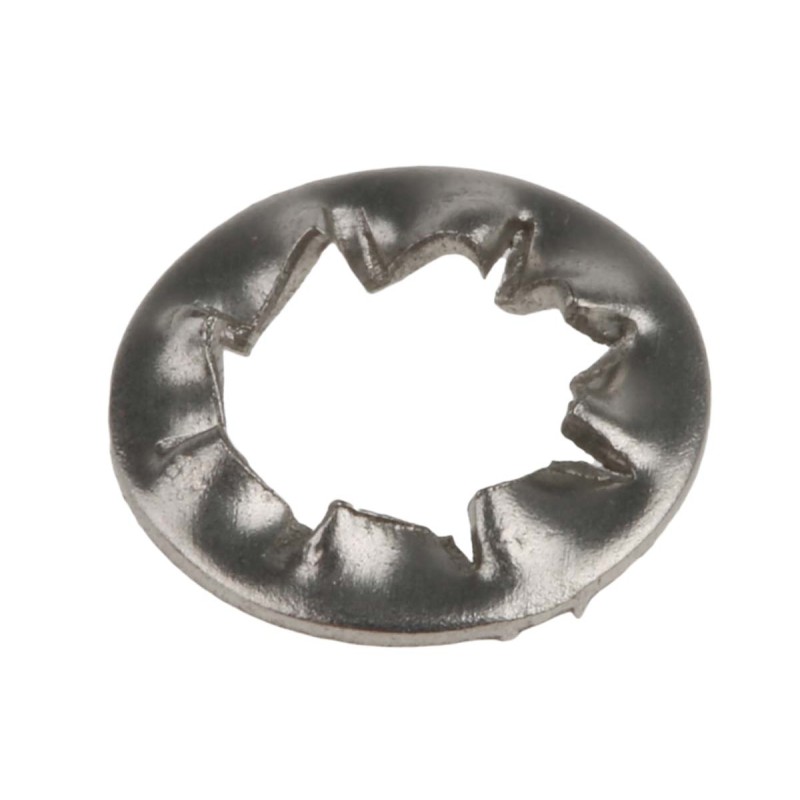 1 Bag of 100 - A4 316 Stainless Steel Internal Tooth Shakeproof Washer, M3, DIN 6798J