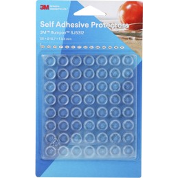 1 Bag of 56 - 3M Cylindrical PUR Self Adhesive Feet, 12.7mm diameter 12.7mm width x 3.5mm length x 3.5mm height