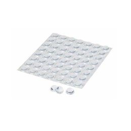 1 Bag of 56 - 3M Cylindrical PUR Self Adhesive Feet, 12.7mm diameter 12.7mm width x 3.5mm length x 3.5mm height